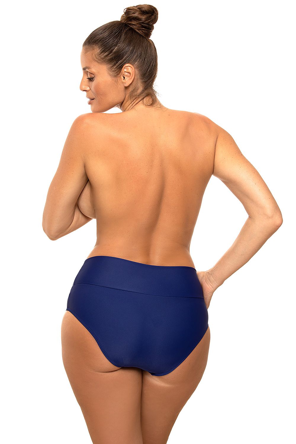  Kostium dwuczęściowy Figi kąpielowe Model M-018 Navy - Marko 