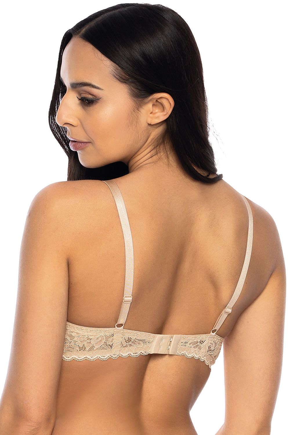  Biustonosz push up Biustonosz Push-up Model 0155/11/1 Jennifer II Beige - Mat 