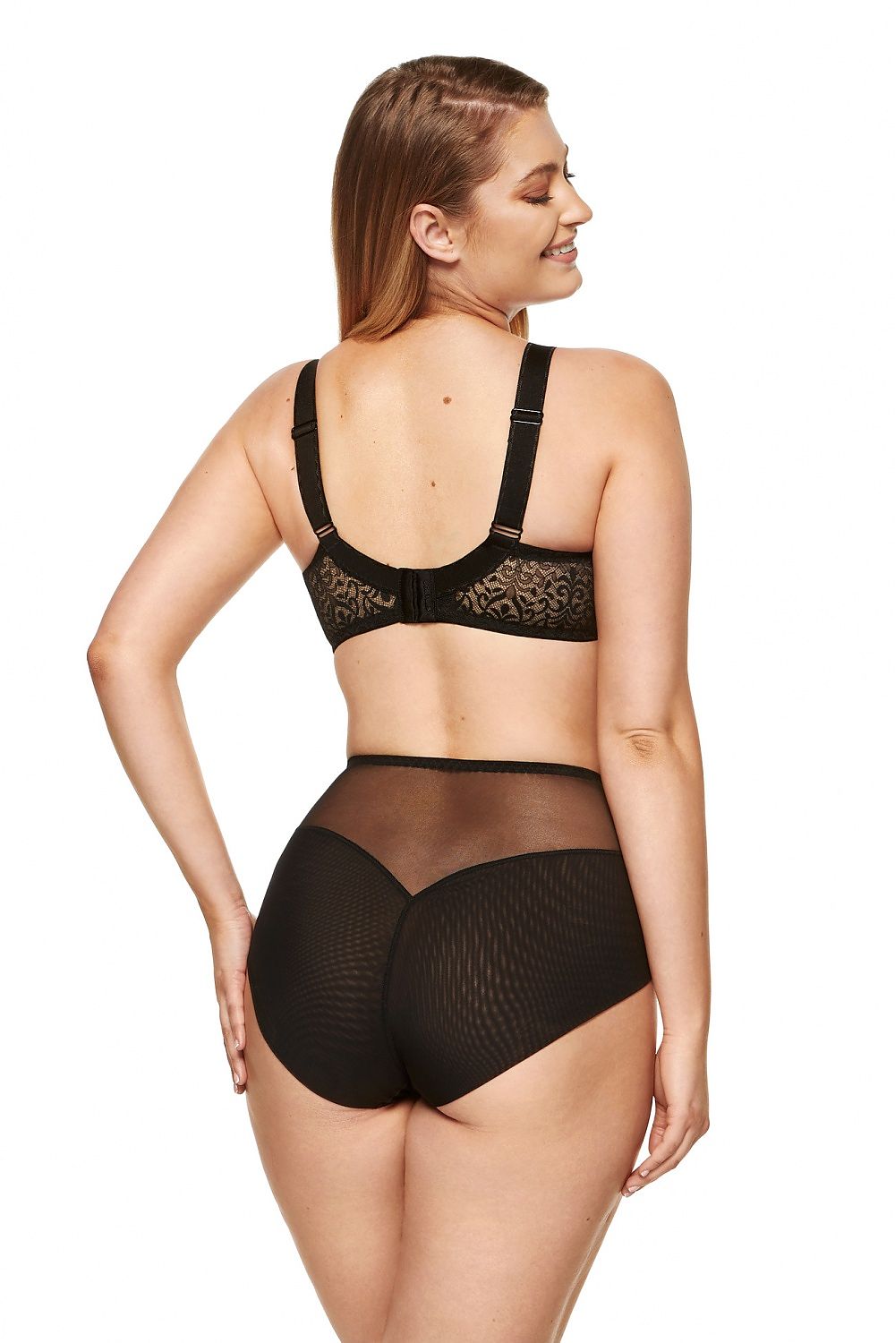  Biustonosz Soft Model Gabi B2-V2 Black - Gorteks 
