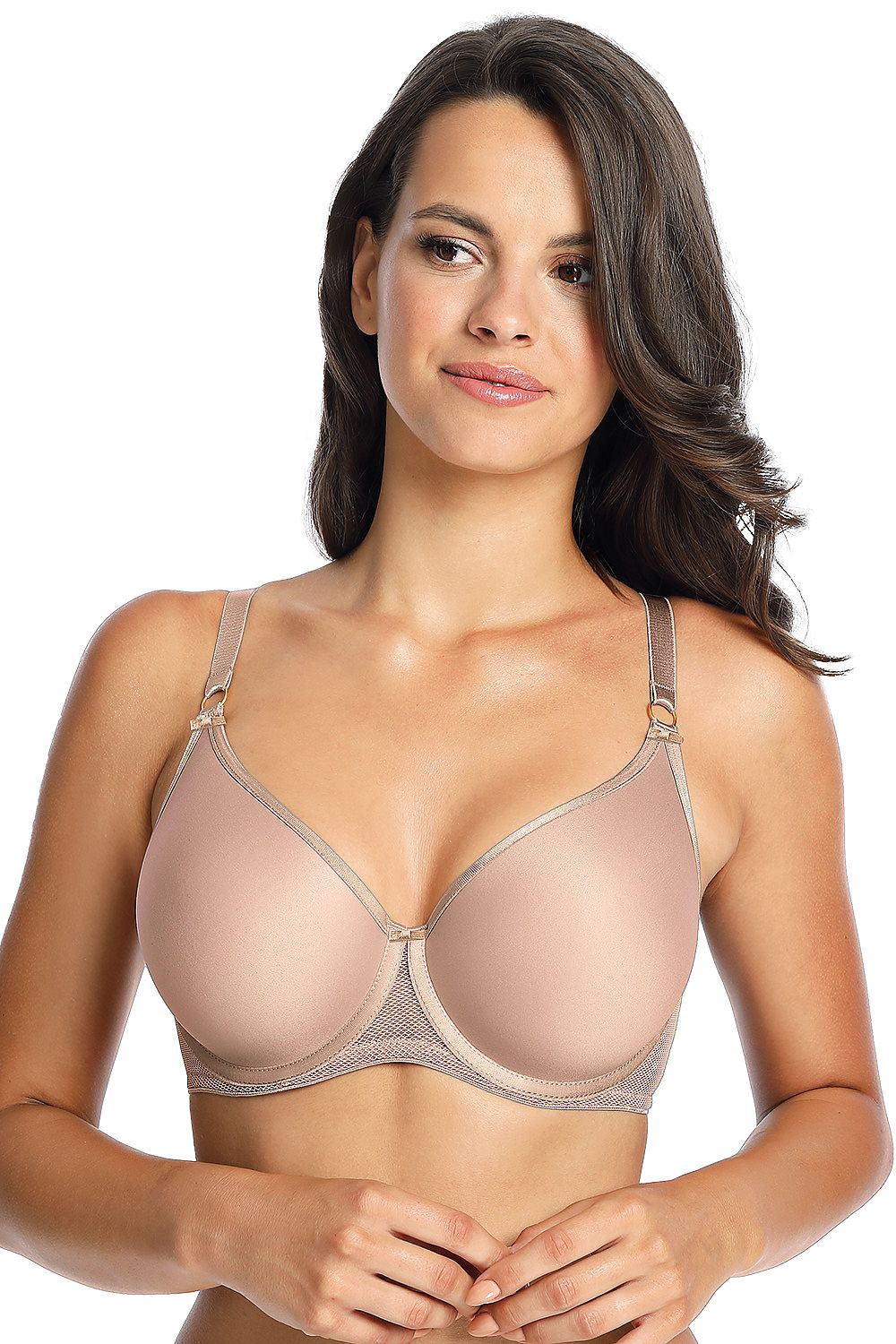 Biustonosz push up Biustonosz Usztywniany Model Moulded 1082 Mocca - Gaia 