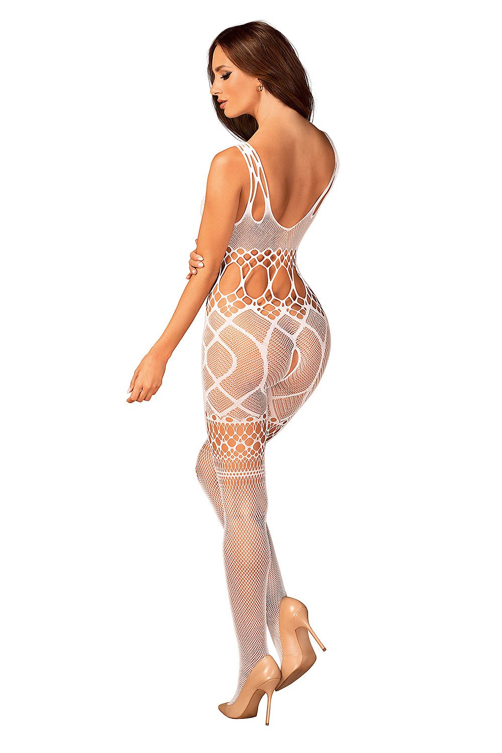   Bodystocking Model G330 White - Obsessive 