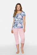  Piżama Damska Model Primavera Blue/Pink - Babella 