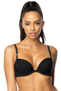  Biustonosz push up Biustonosz Push-up Model 0200/1 Terrie Black - Mat 