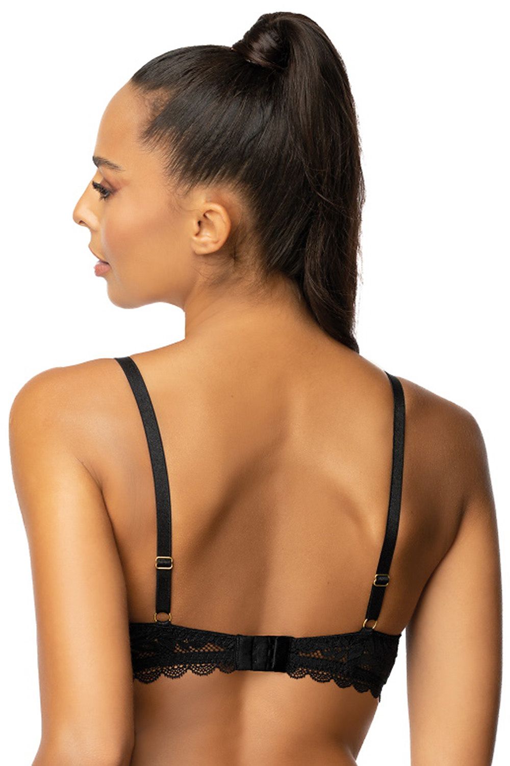  Biustonosz push up Biustonosz Push-up Model 0198/11/1 Estelle Black - Mat 