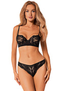   Komplet Model Serena Love Set 2cz Black - Obsessive 