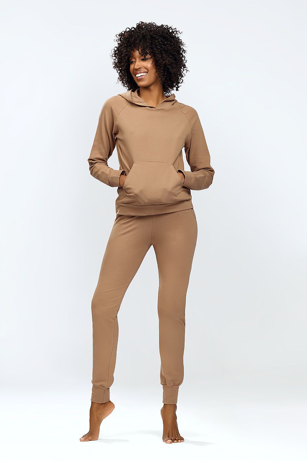  Spodnie Komplet Model Seattle Brown - DKaren 