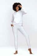  Spodnie Komplet Model Seattle White - DKaren 