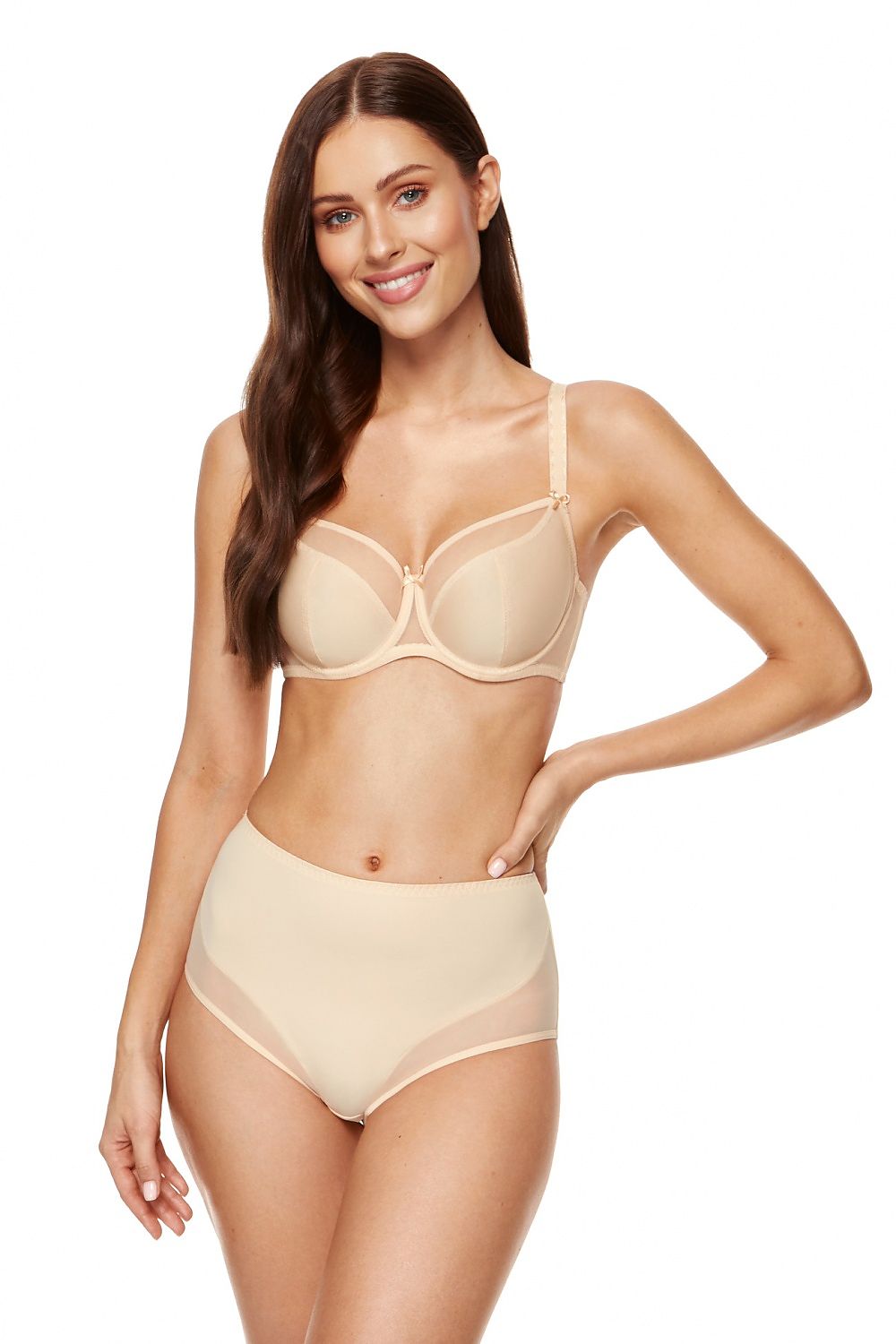  Biustonosz Soft Model Zara B2-V2 Beige - Gorteks 