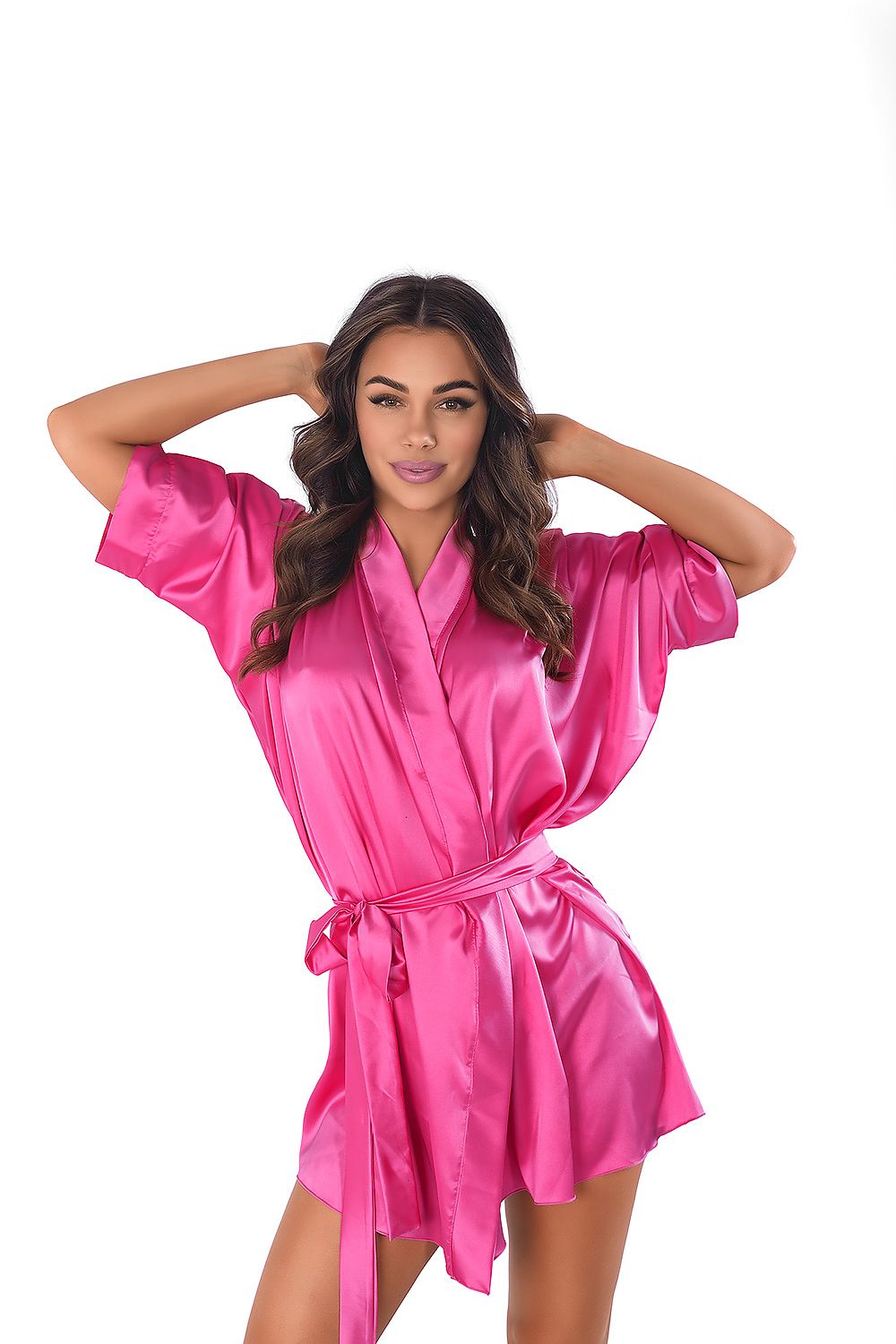   Szlafrok Model Magenta Pink - Anais 