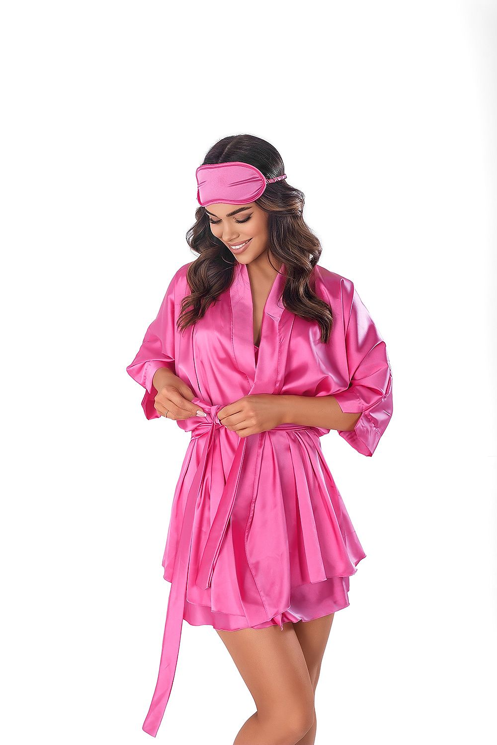   Szlafrok Model Magenta Pink - Anais 