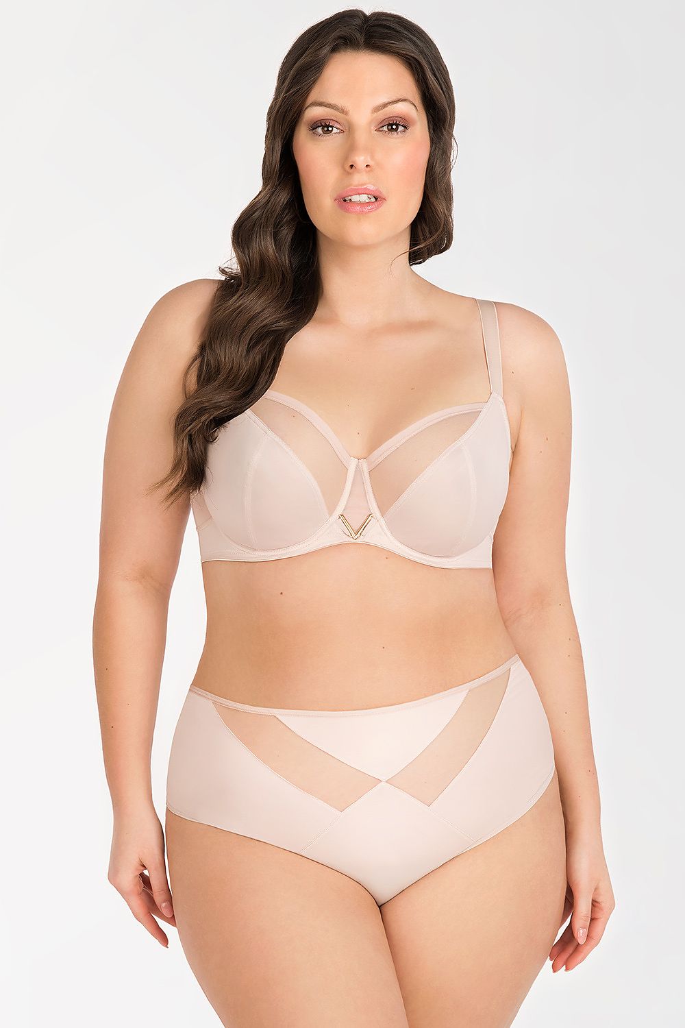  Biustonosz Soft Model Vicky K564 Beige - Gorsenia Lingerie 